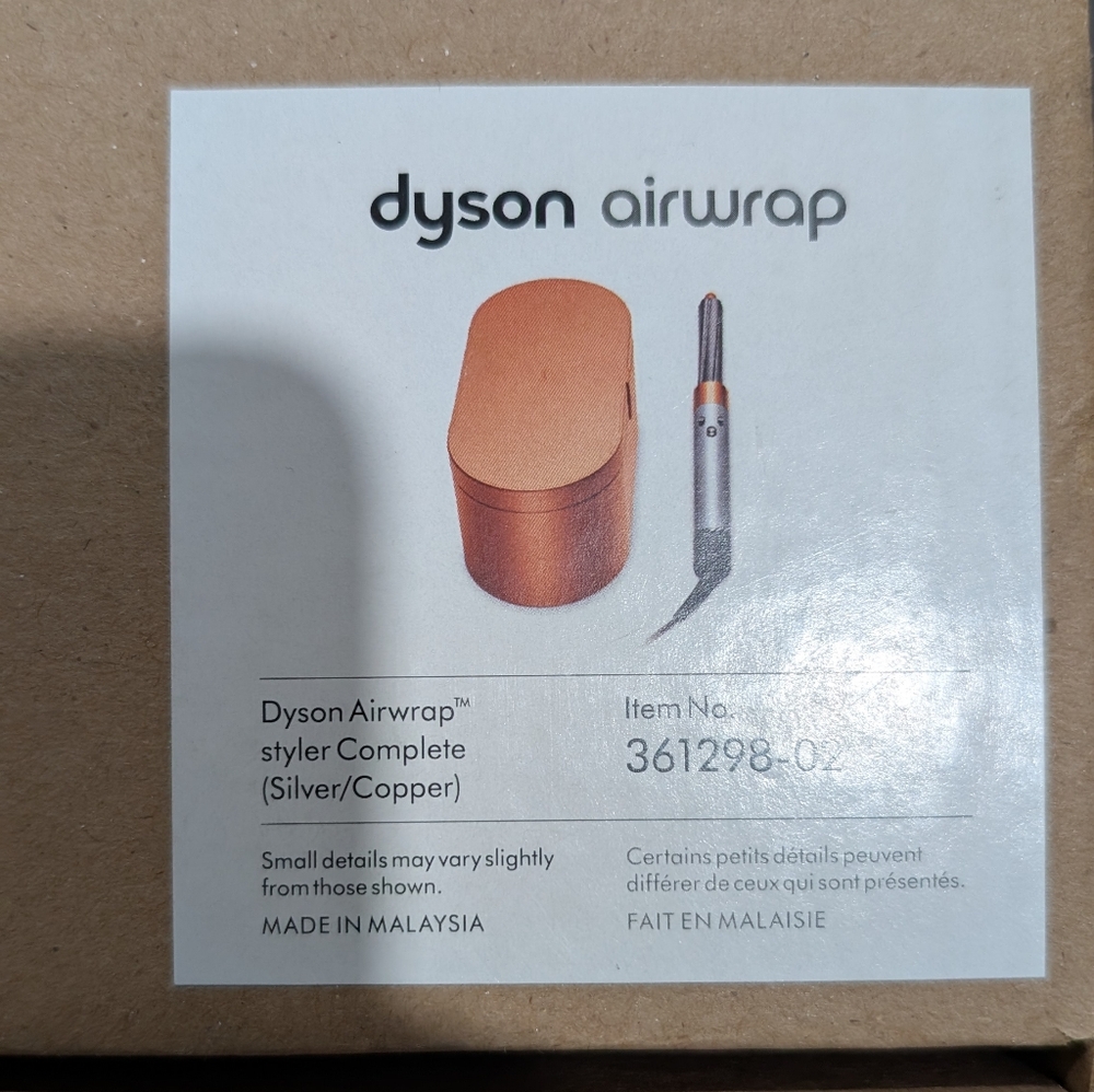Refurbished Dyson Airwrap Styler in Silver and Copper